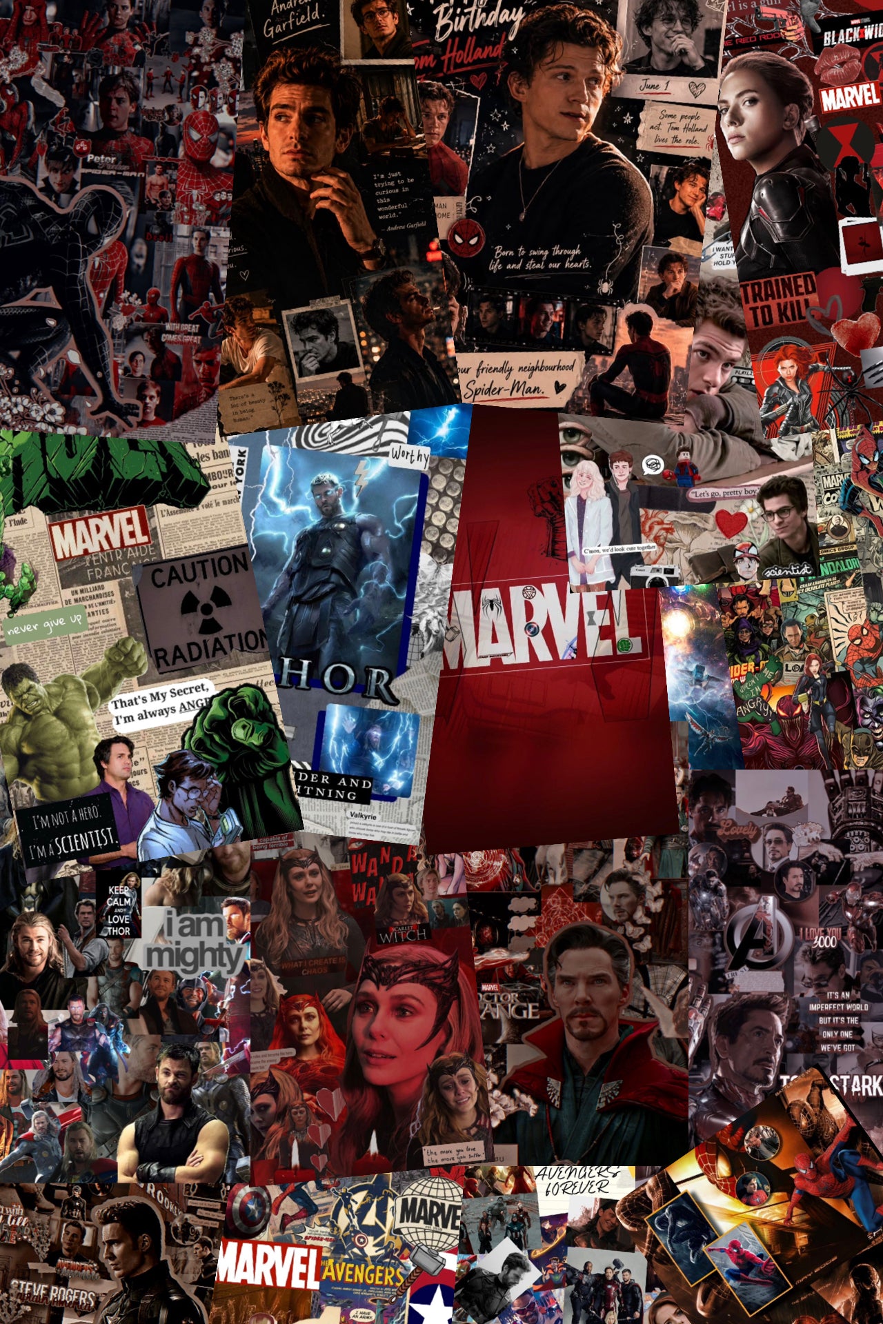 Avengers Collage Poster - Visual Artwork - Funds go to Worldwide Cancer Research