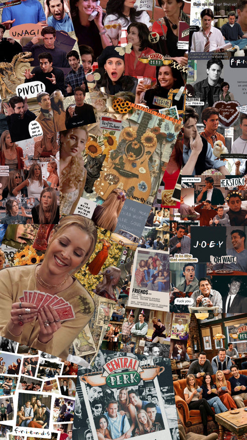 2 Friends Collage Posters - Visual Artwork - Funds go to Worldwide Cancer Research