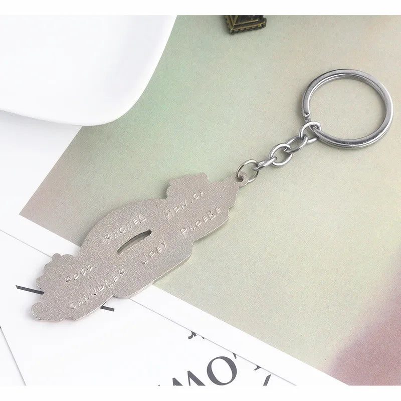 Friends Central Perk Coffee Keychain – Enamel Keyring Gift