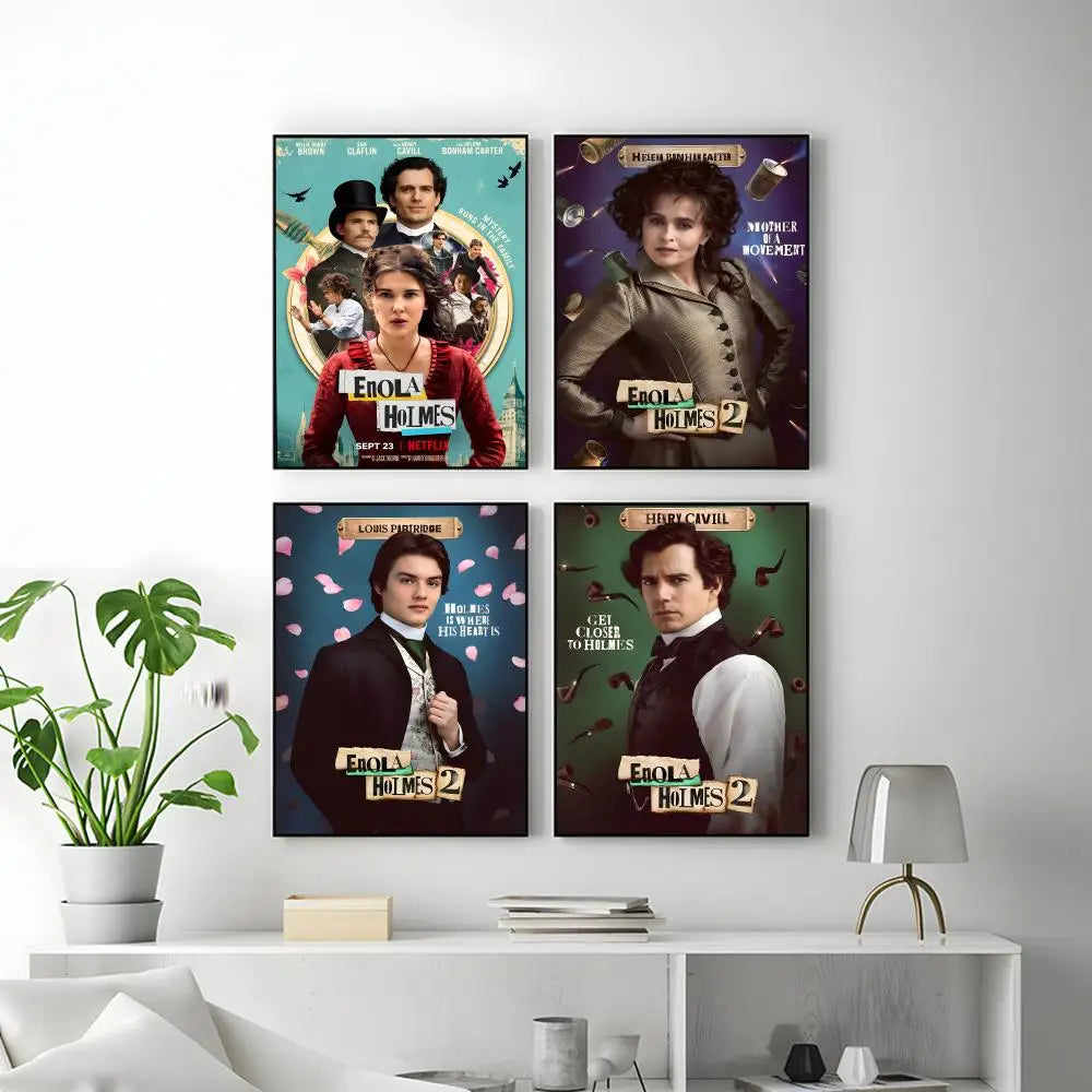 Enola Holmes HD 2 Poster – Waterproof, Self-Adhesive Wall Decor