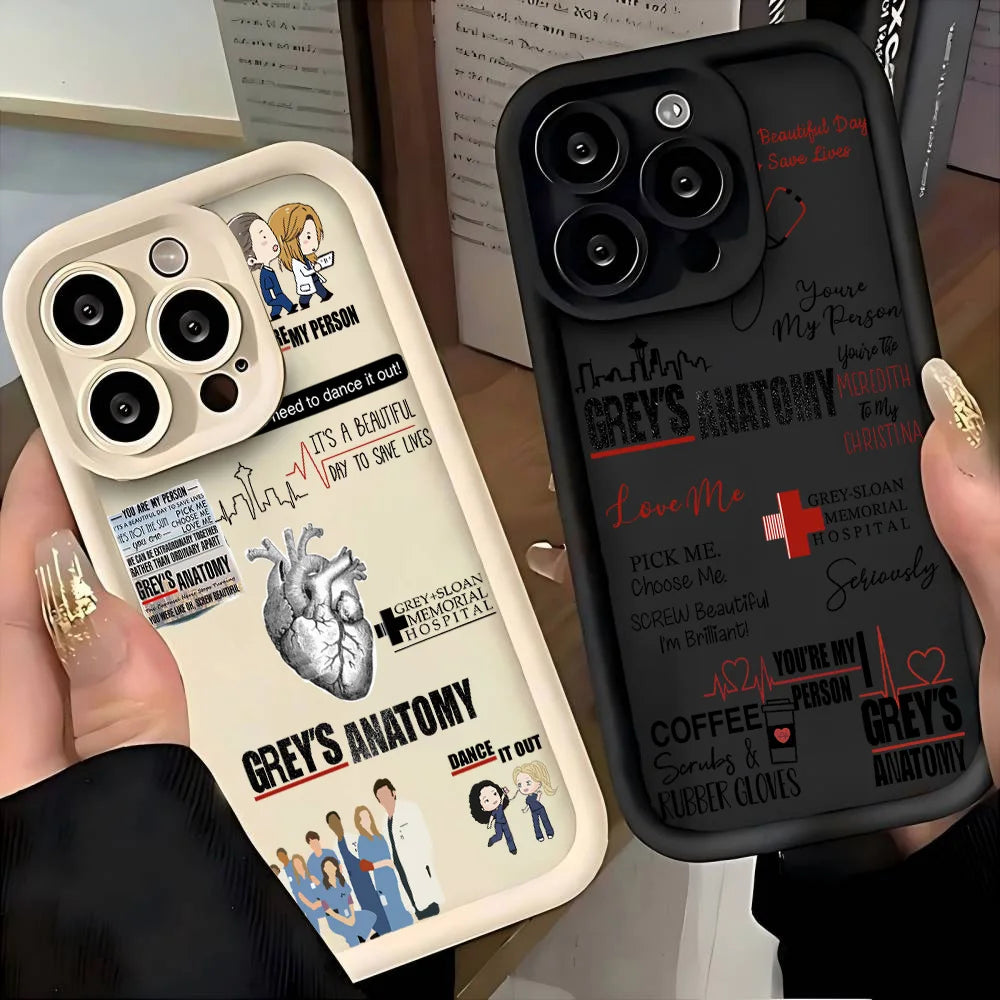 Grey's Anatomy 'You Are My Person' Phone Case – iPhone 11–17 Series | Soft TPU Cover