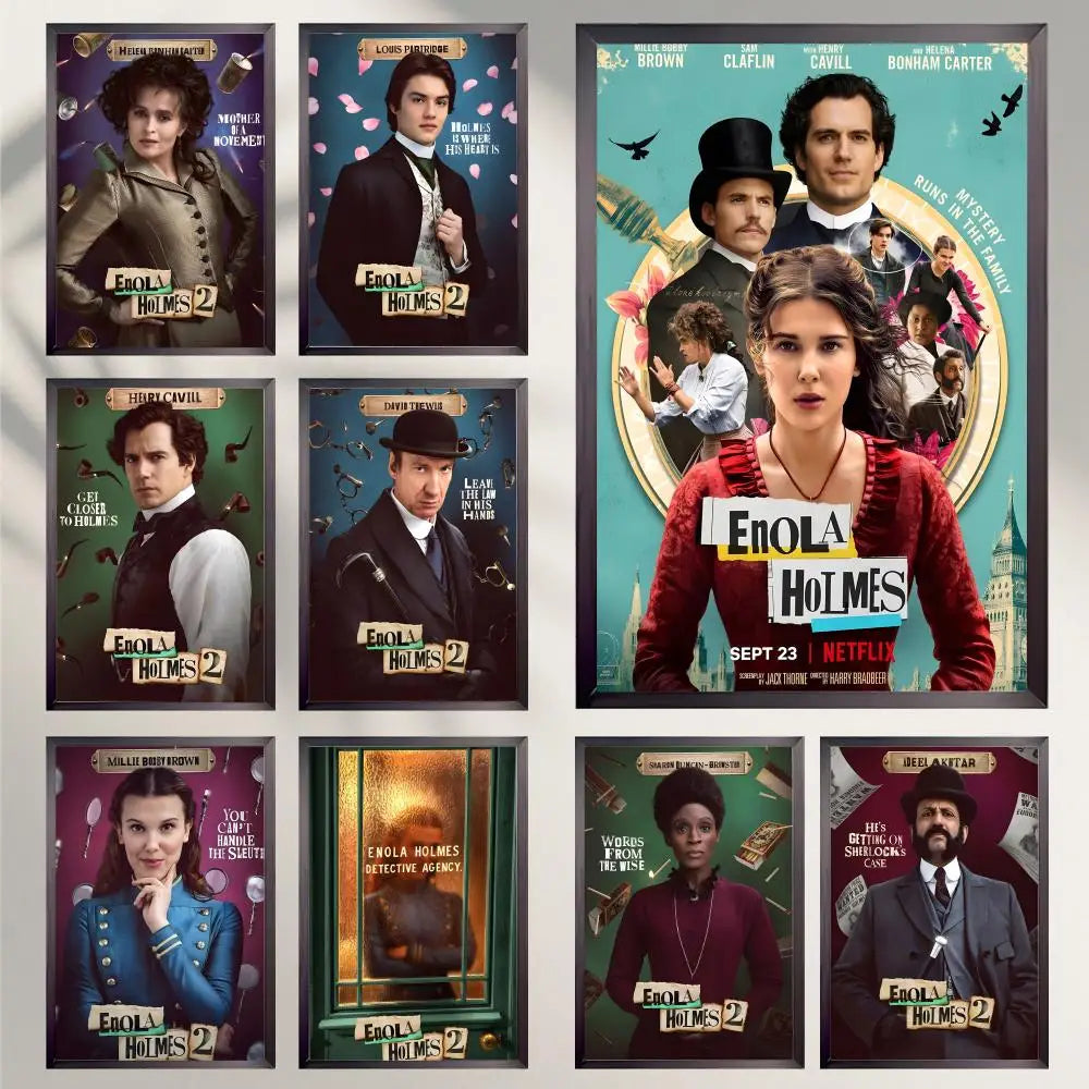 Enola Holmes HD 2 Poster – Waterproof, Self-Adhesive Wall Decor