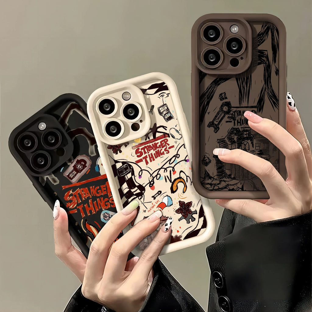 Cool Strange Things Letters Phone Case for iPhone 17 16e 16 15 14 13 12 11 Air Pro Max Mini XR XS X 7 8 6 6s Plus Soft TPU Cover