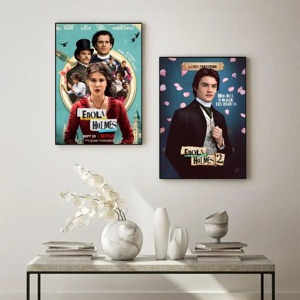 Enola Holmes HD 2 Poster – Waterproof, Self-Adhesive Wall Decor