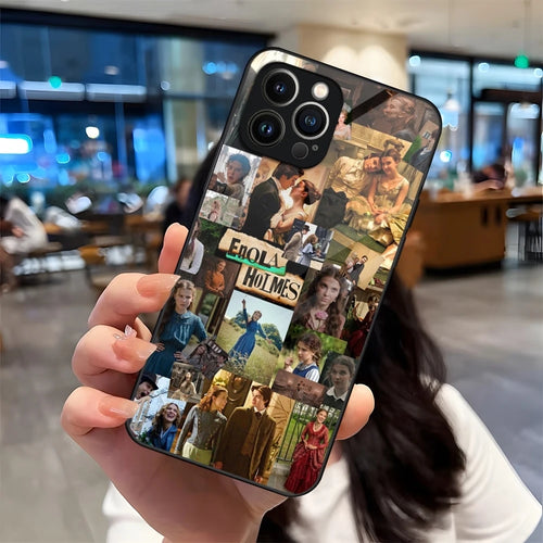 Enola Holmes 2 Phone Case For IPhone 13 15 17 16 14 12 11 Pro XS Max Plus Mini X XR Tempered Glass Coque
