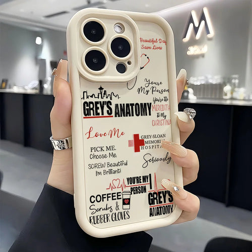 Grey's Anatomy 'You Are My Person' Phone Case – iPhone 11–17 Series | Soft TPU Cover
