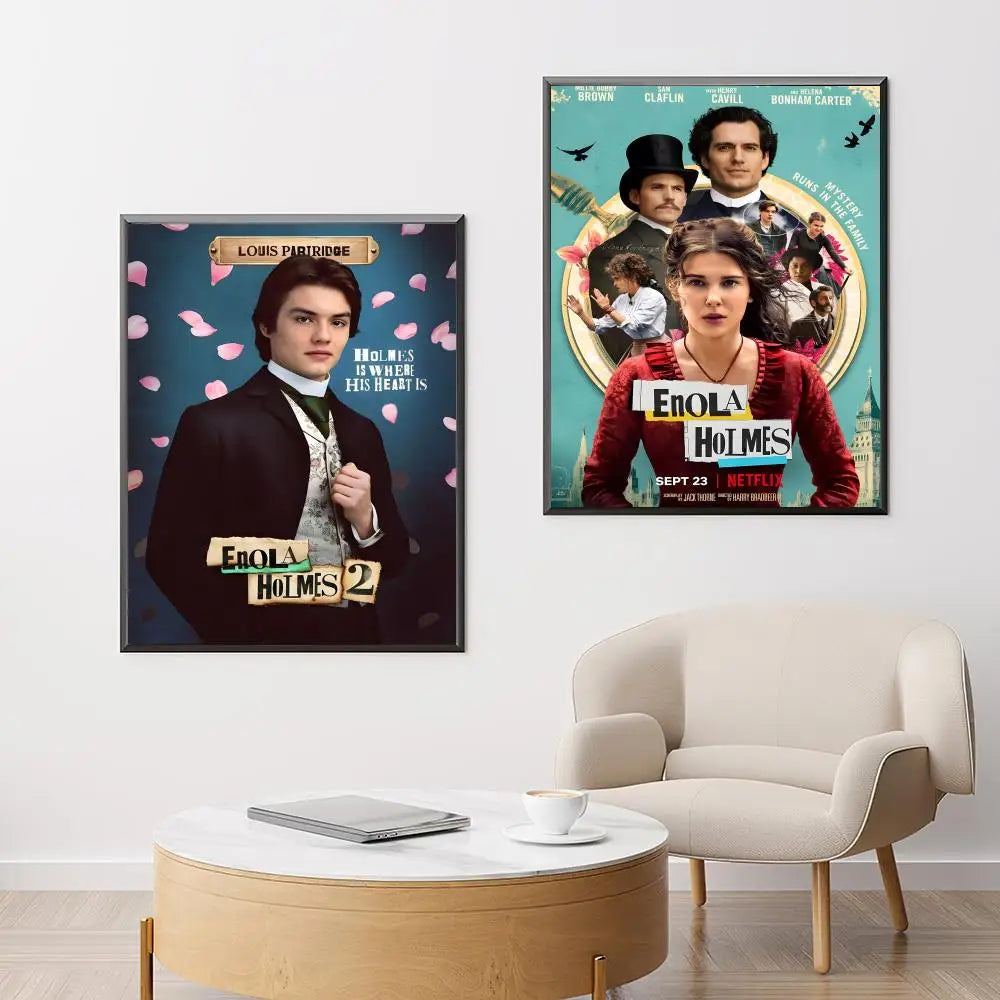 Enola Holmes HD 2 Poster – Waterproof, Self-Adhesive Wall Decor