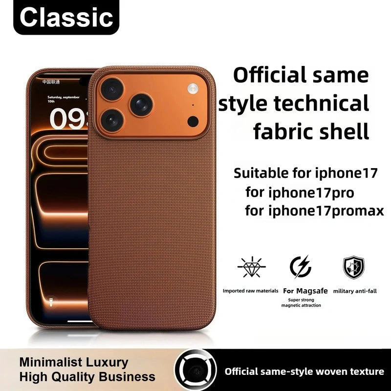 Woven MagSafe Case for iPhone 11–17 Series & iPhone Air